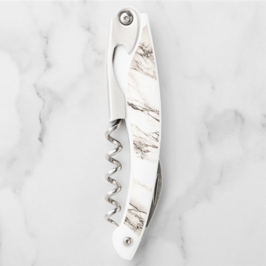 Brawn Marble Look Kellnermesser (Vorderseite)