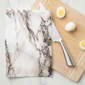 Brawn Marble Look Küchentuch (Viertel Falte)