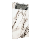 Brawn Marble Look Mini Klemmbrett (Schrägansicht)