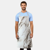 Brawn Marble Look Schürze (Getragen)