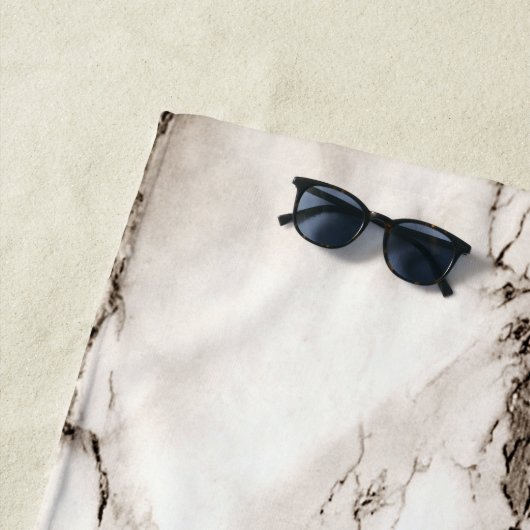 Brawn Marble Look Strandtuch (Beispiel)