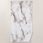 Brawn Marble Look Strandtuch (Vorderseite)