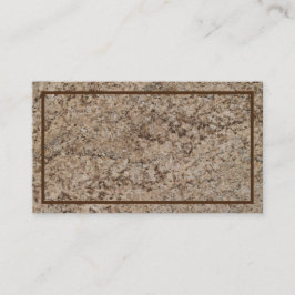 Brawn-Marmor-Visitenkarte Visitenkarte