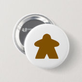 Brawn Meeple Board Game Piece Button (Vorne & Hinten)