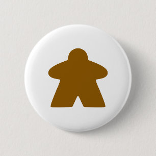 Brawn Meeple Board Game Piece Button