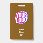 Brawn Minimal Press Event ID Abzeichen Ausweis (Rückseite)