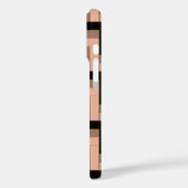 Brawn Mocha Black Geometric Rectangle Case-Mate iPhone Hülle (Rückseite / Links)