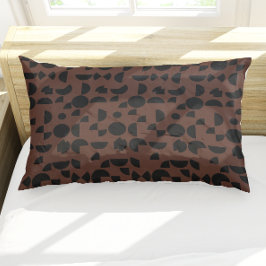 Brawn Modern Elegant Geometric Tribal Kissenbezug