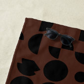 Brawn Modern Elegant Geometric Tribal Strandtuch (Beispiel)