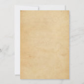 Brawn Modern Halloween-Party Einladung (Rückseite)