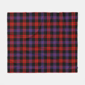 Brawn Modern Kariert Fleecedecke (Vorderseite (Horizontal))