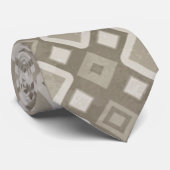 Brawn Mosaik Diamond Muster Krawatte (Gerollt)