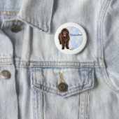 Brawn Newfundland Portrait - Button (Beispiel)