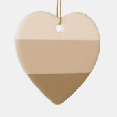 Brawn Ombre Striped Keramik Ornament (Rechts)