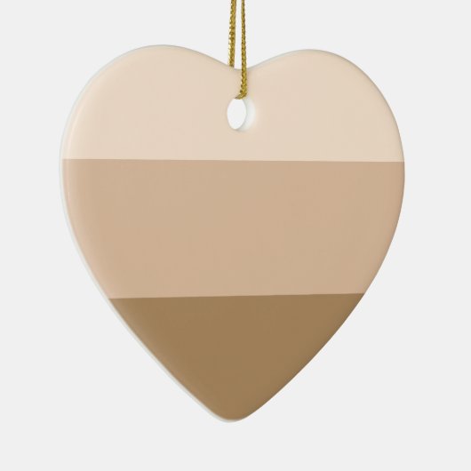 Brawn Ombre Striped Keramik Ornament (Rechts)