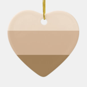 Brawn Ombre Striped Keramik Ornament