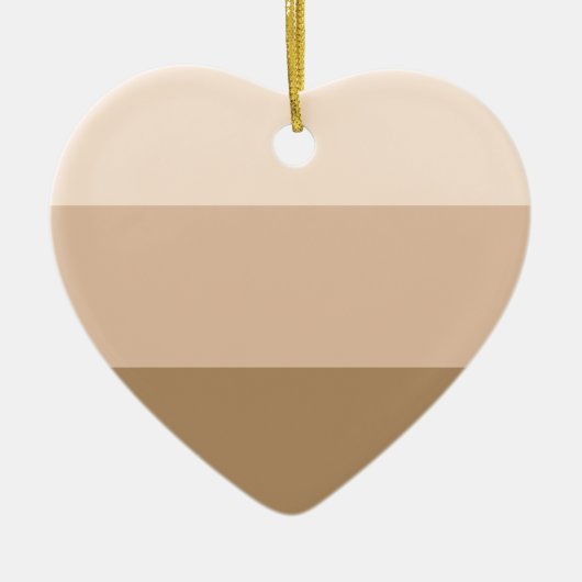 Brawn Ombre Striped Keramik Ornament (Vorne)