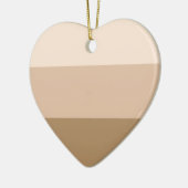 Brawn Ombre Striped Keramik Ornament (Links)