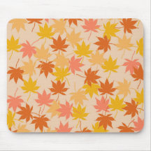 Brawn Orange Autumn Floral Blätter Y2K Muster