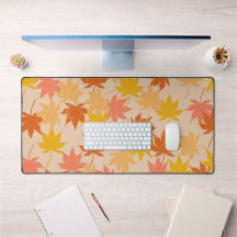 Brawn Orange Autumn Floral Blätter Y2K Muster