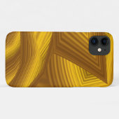 Brawn Orange Geometric Abstract Design Case-Mate iPhone Hülle (Rückseite (Horizontal))