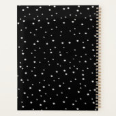 Brawn Owl Hübsch Eyes Blue Necklack Moon Stars Planer (Rückseite)