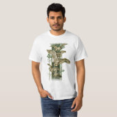 Brawn Owls im Flug T-Shirt (Vorne ganz)