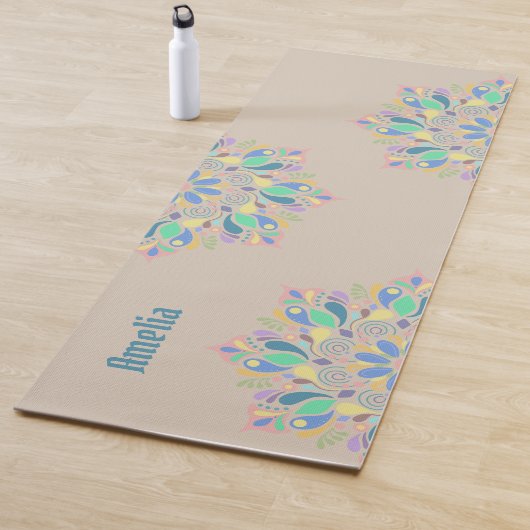 Brawn Pastel Zen Blume Mandala Yogamatte (Beispiel)