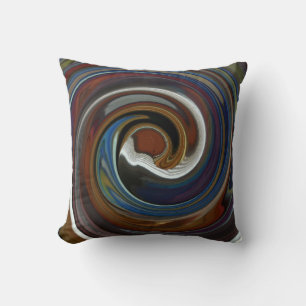 Brawn Patchwork Swirl Throw Kissen
