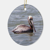 Brawn Pelican Keramik Ornament (Links)