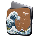 Brawn Personalisiert Great Wave off Kanagawa Laptopschutzhülle (Vorderseite Links)