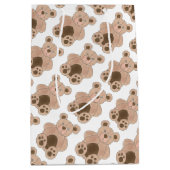 Brawn Plush Toy Teddy Bär gestopfte Tier Geburtsta Mittlere Geschenktüte (Vorderseite)