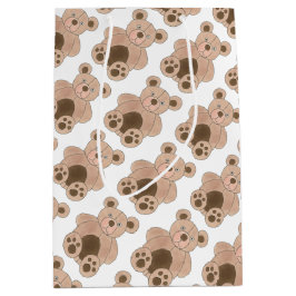 Brawn Plush Toy Teddy Bär gestopfte Tier Geburtsta Mittlere Geschenktüte