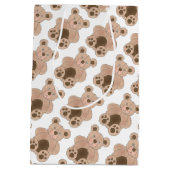 Brawn Plush Toy Teddy Bär gestopfte Tier Geburtsta Mittlere Geschenktüte (Rückseite)