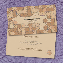 Brawn Puzzle Visitenkarte