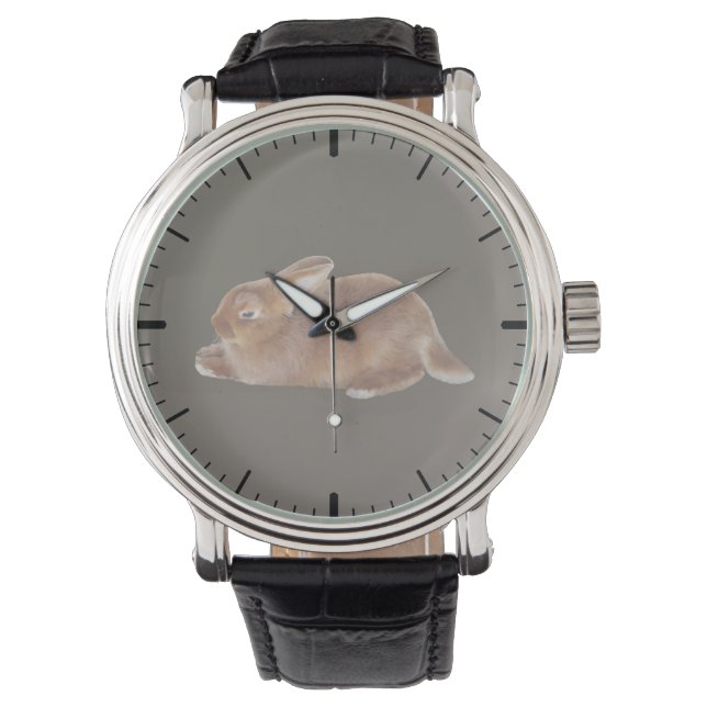 Brawn Rabbit Armbanduhr (Vorderseite)