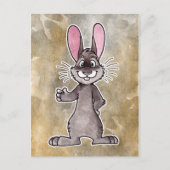 Brawn Rabbit Postkarte (Vorderseite)