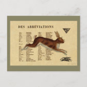 Brawn Rabbit Postkarte (Vorderseite)