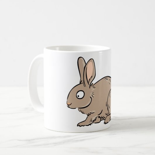 Brawn Rabbit Tasse (Vorderseite Links)