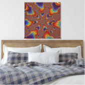 Brawn Rainbow Sternexplosion Leinwanddruck (Insitu (Schlafzimmer))
