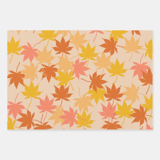 Brawn Red Autumn Floral Blätter Y2K Muster (Vorderseite 2)