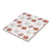 Brawn Red Autumn Floral Blätter Y2K Muster Fliese (Seite)