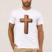 Brawn Religious Cross Mens T - Shirt (Vorderseite)