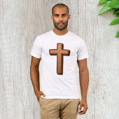Brawn Religious Cross Mens T - Shirt