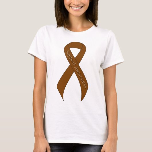 Brawn Ribbon Support Awareness T-Shirt (Vorderseite)
