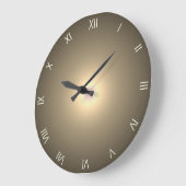 Brawn Roman Numerals Große Wanduhr (Winkel)