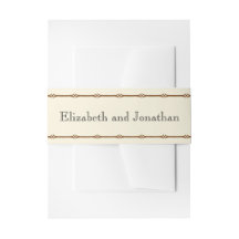Brawn Rustic Country Wedding Belly Bands