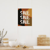 Brawn Sale, Retail Store Signage, groß Poster (Küche)