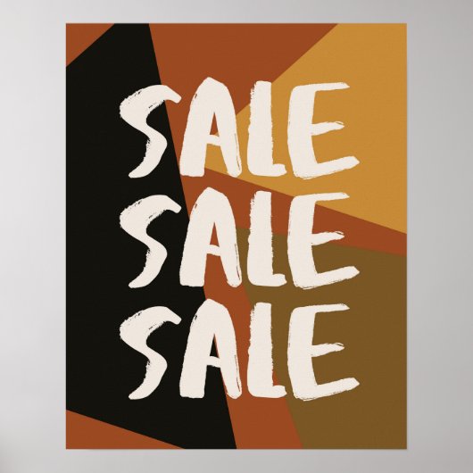 Brawn Sale, Retail Store Signage, groß Poster (Vorne)