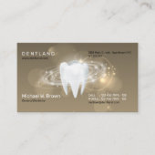 Brawn Shadow Dental Dentistry Zehnt Ernennung Visitenkarte (Vorderseite)